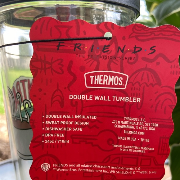 🆕 {FRIENDS} Thermos Double wall tumbler 24 oz - Picture 3 of 3